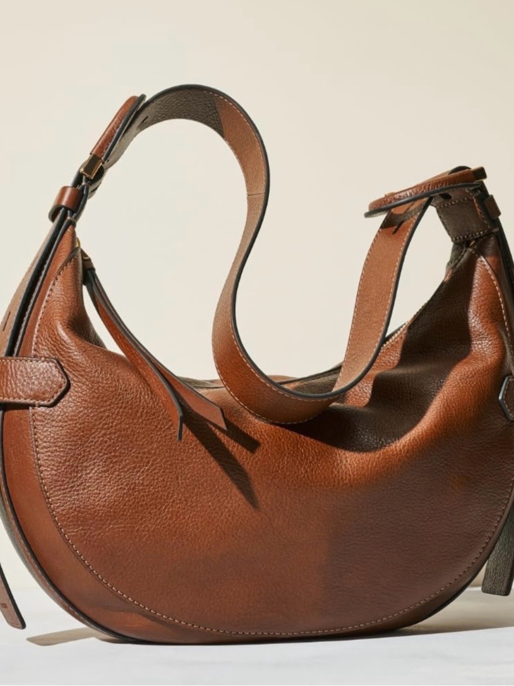 Fossil Harwell Leather Hobo Bag